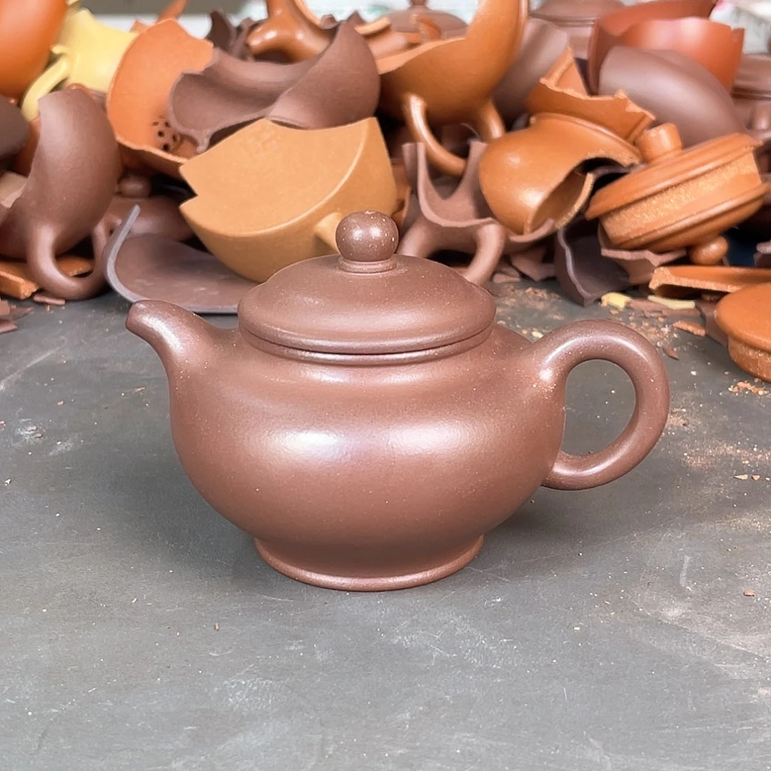 茶壶紫砂吴金凤底槽清小掇只230