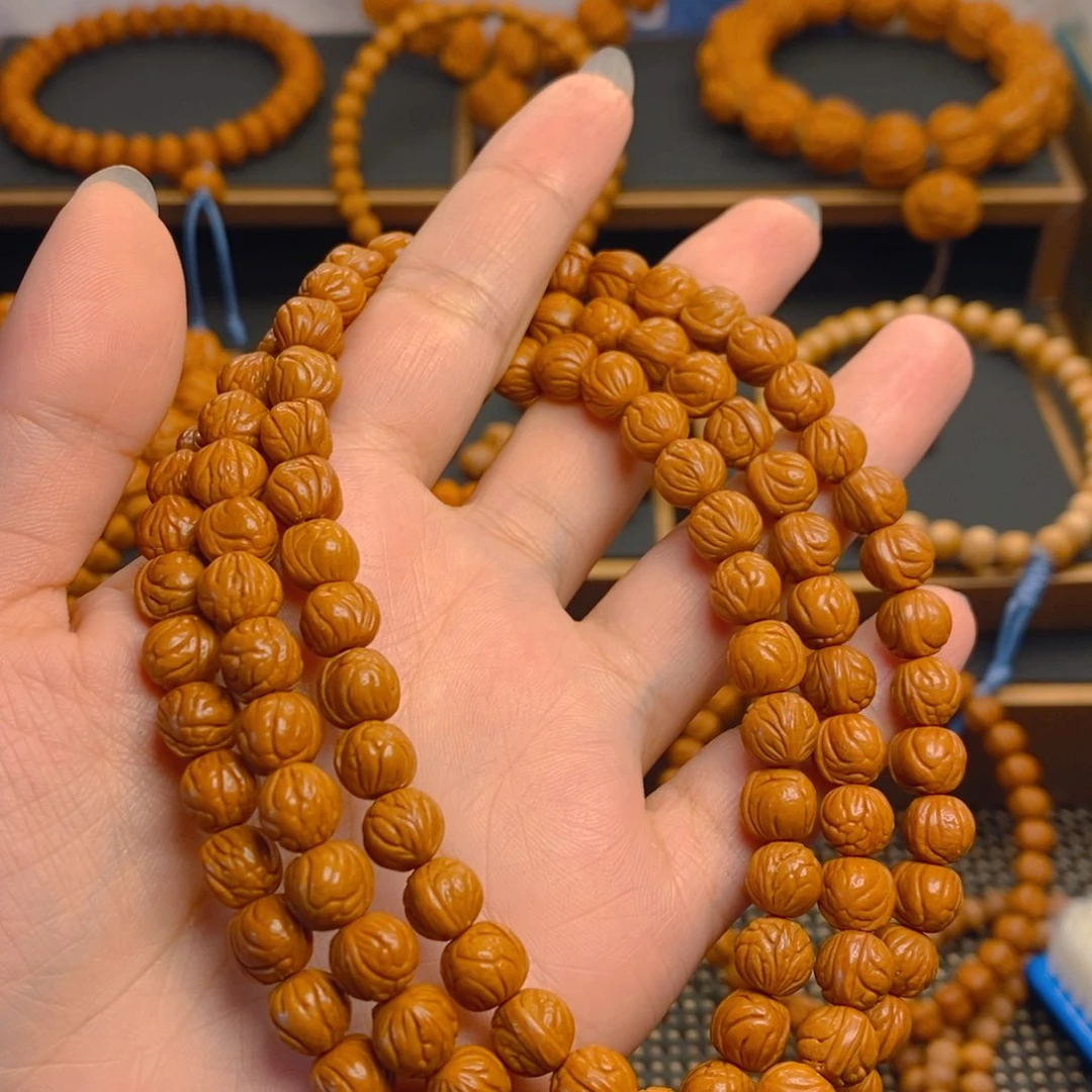 清***家桃核吊坠秦岭森林08