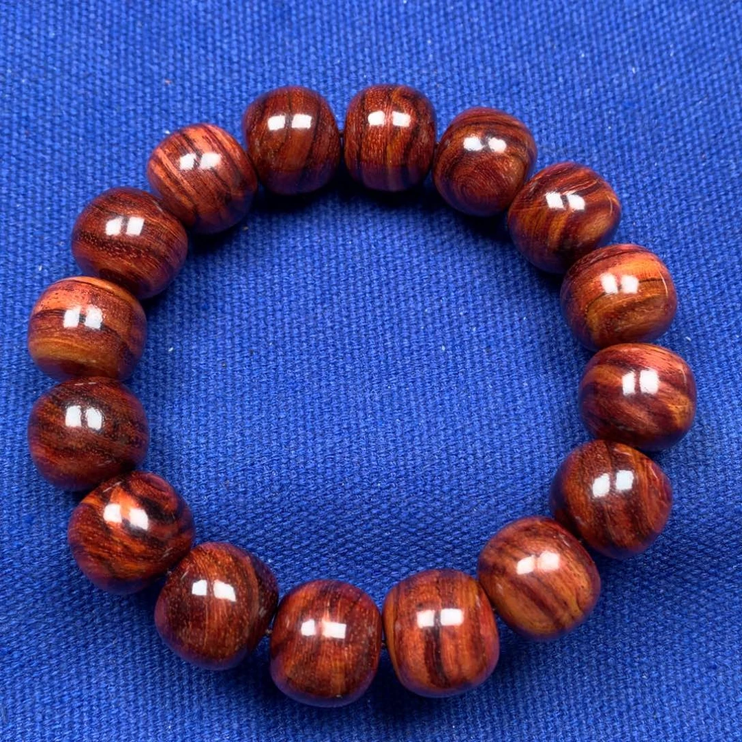 黄花梨/降香黄檀手串/手链1314多彩精品海黄大黑线