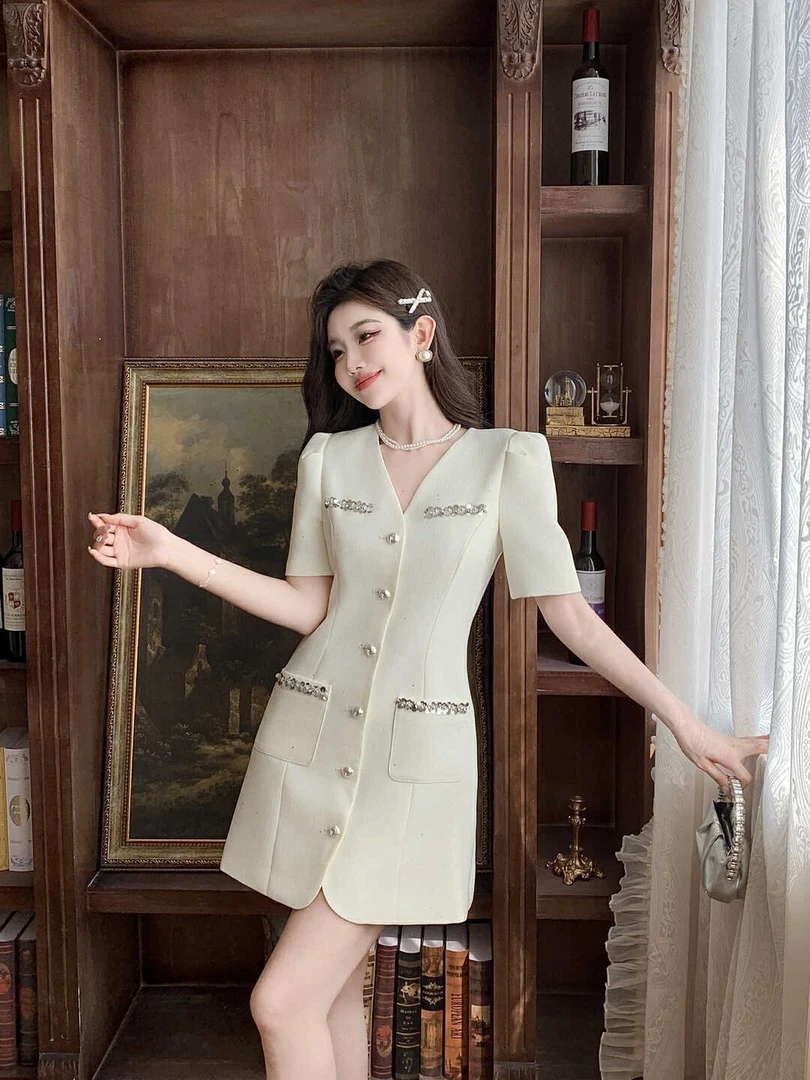 【901-1000】芸芸高端时尚修身气质复古连衣裙