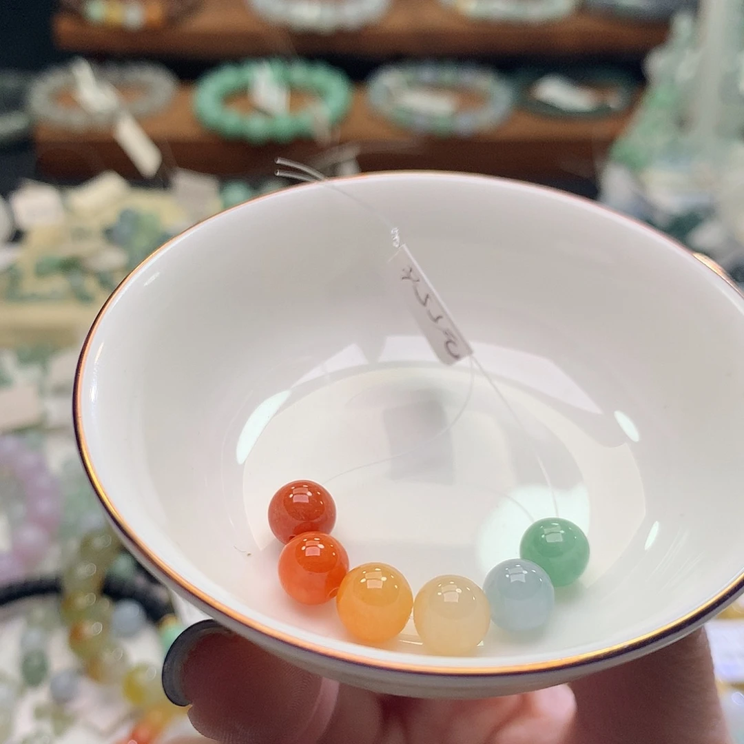 翡翠未镶嵌手链翡翠d2547卡7.5
