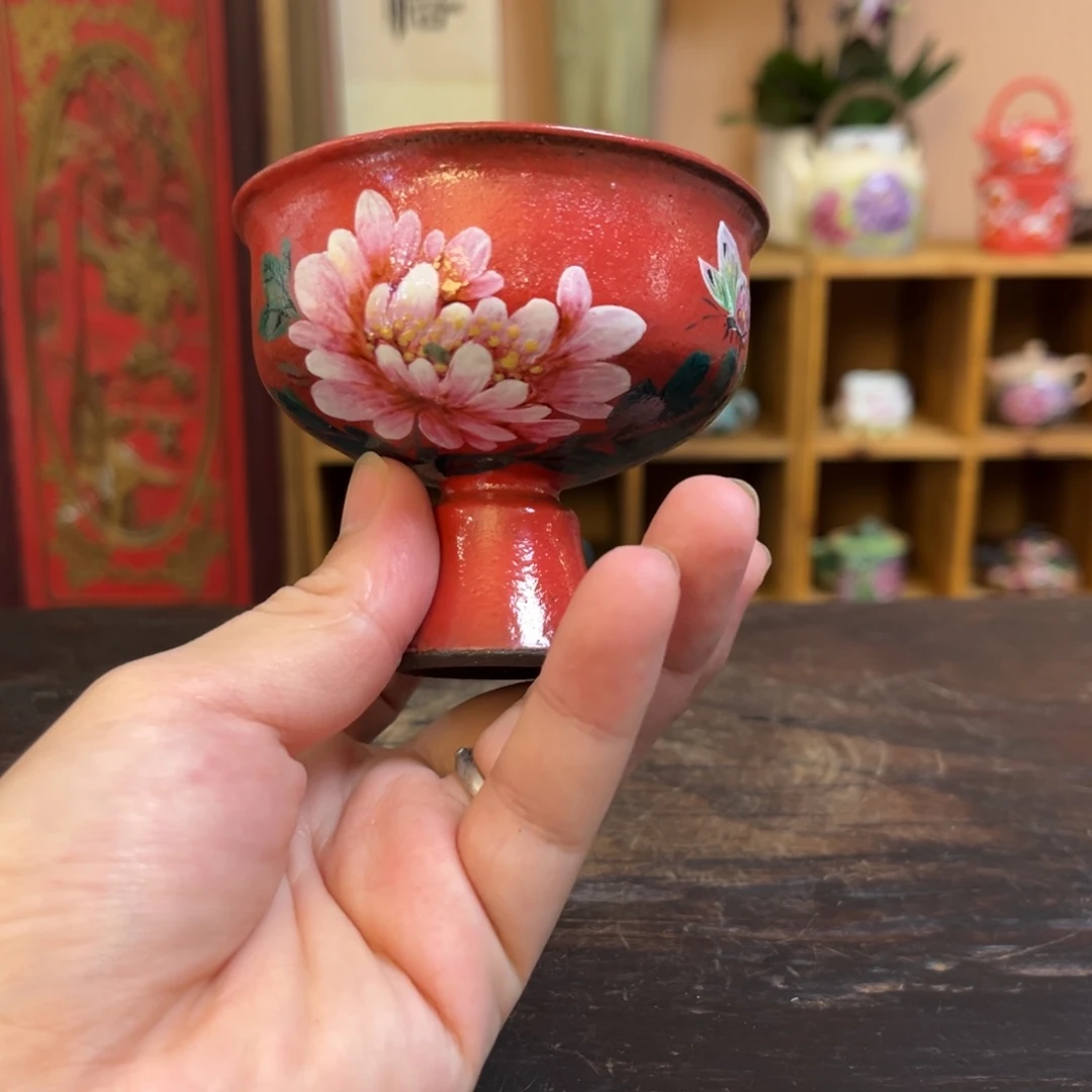 柴烧手工手绘陶瓷