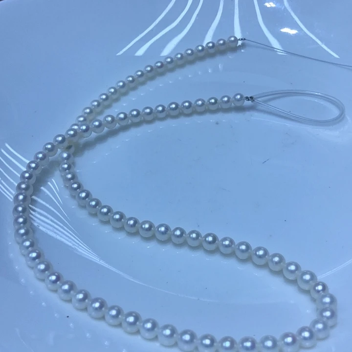 天然珍珠项链小米链