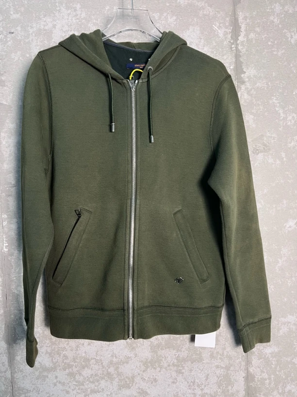 未使用 LouisVuitton/路易威登 S*1/金属小Logo拉链帽衫/06550