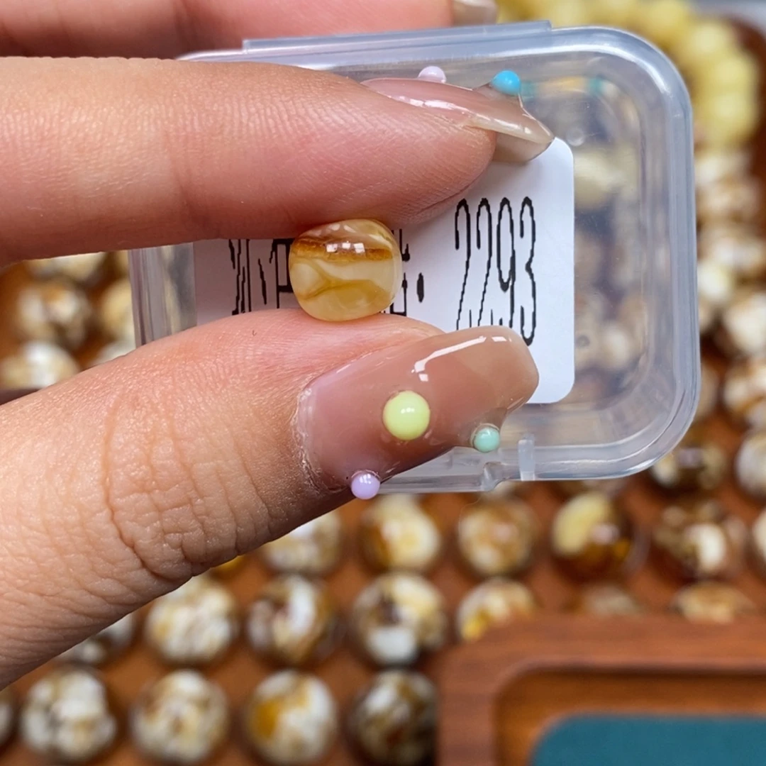 猴头核桃把件沁色圆珠老型2293