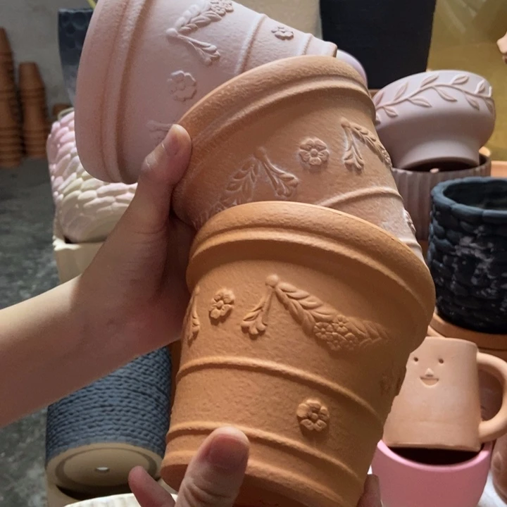 13×12 麦穗花盆 混搭3个