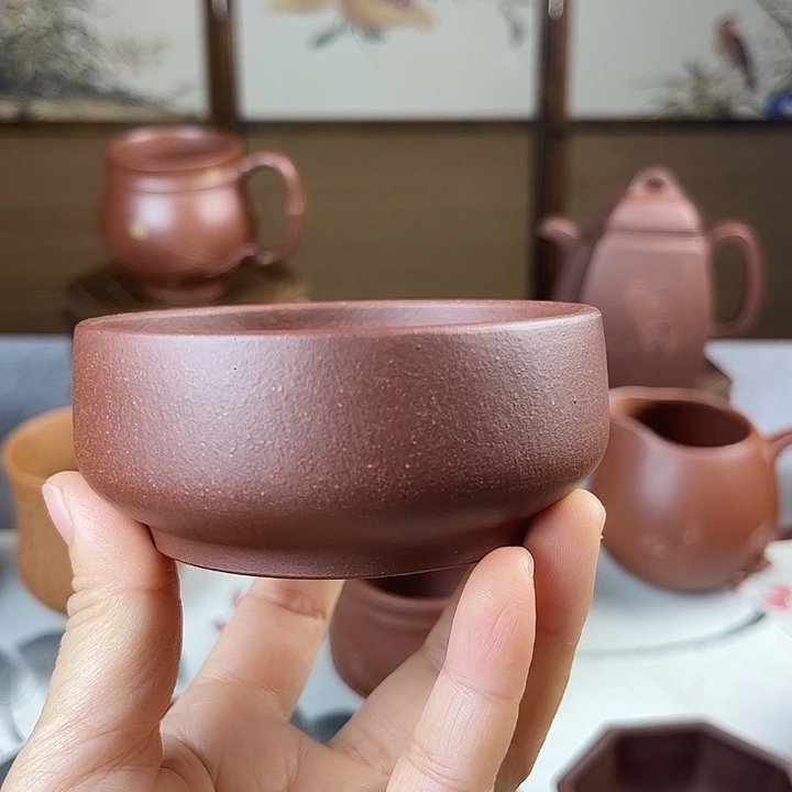 茶杯紫砂全手工主人杯容量120