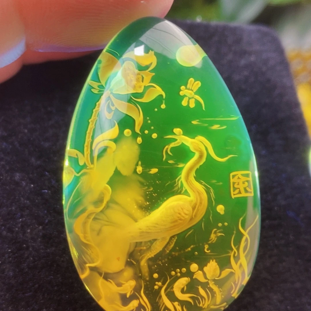 【闪购商品】金珀吊坠(不含链)未镶嵌