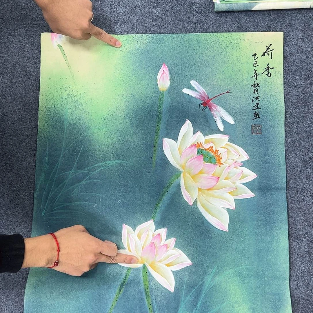 国画国画作品纯手绘作品