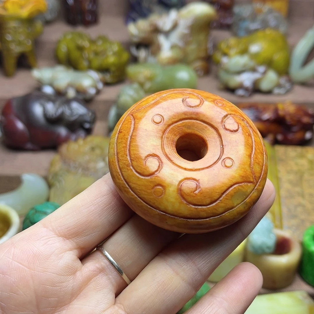 白玉菩提吊坠69。。