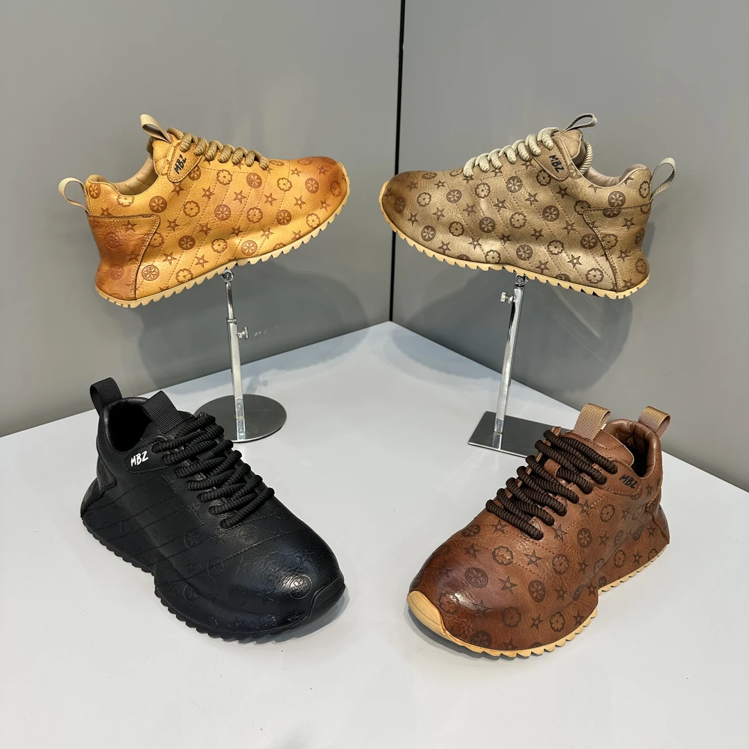 欧洲站潮牌男士运动时尚青春小众高端秋冬季新款日常休闲潮流潮鞋