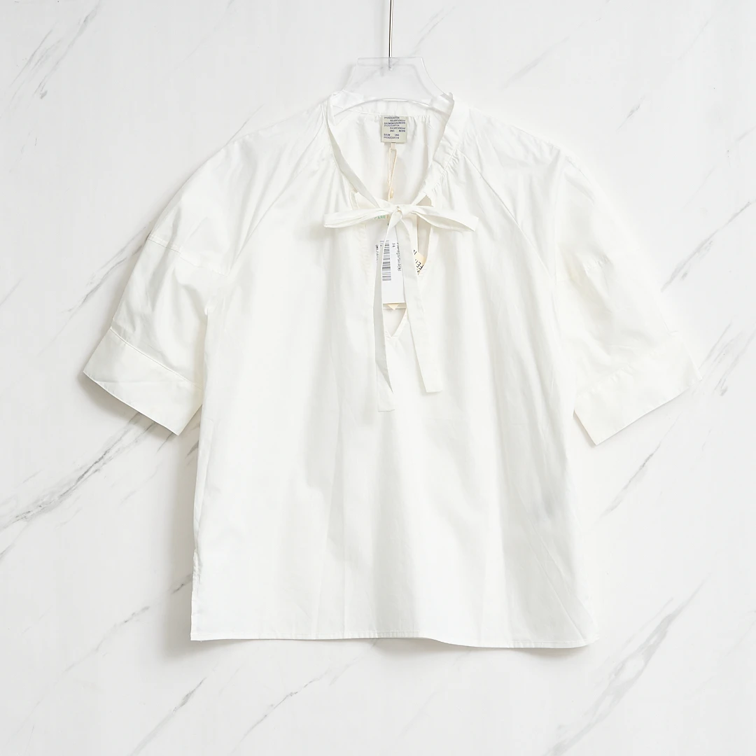 全新未使用  Baum undPferdgarten女士系带衬衣B4GU00035