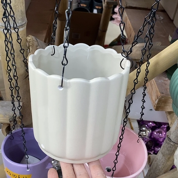 陶盆有孔 瑕疵针孔漏釉介意勿拍口 13高13