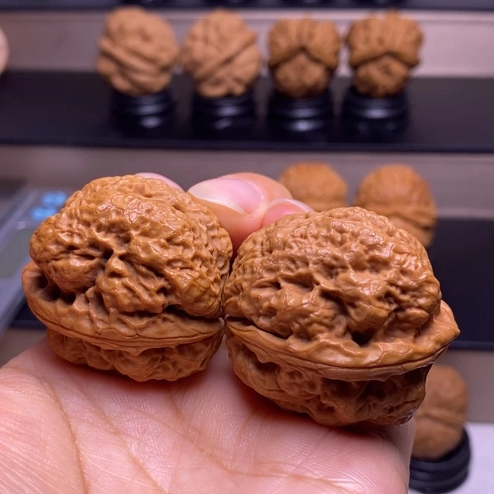 文玩核桃把件金蟾蛹50