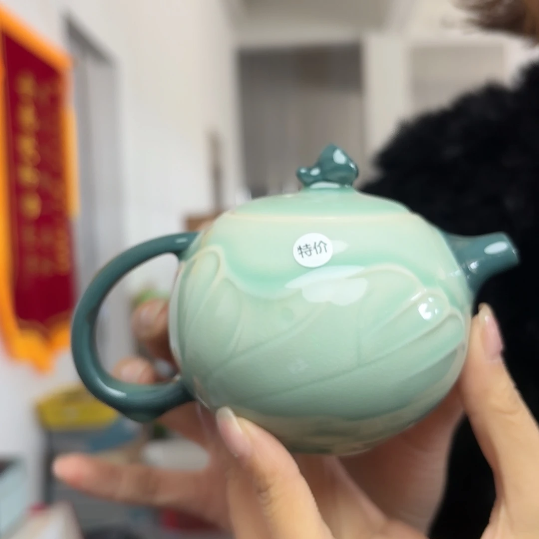 龙泉云间青瓷小米茶器