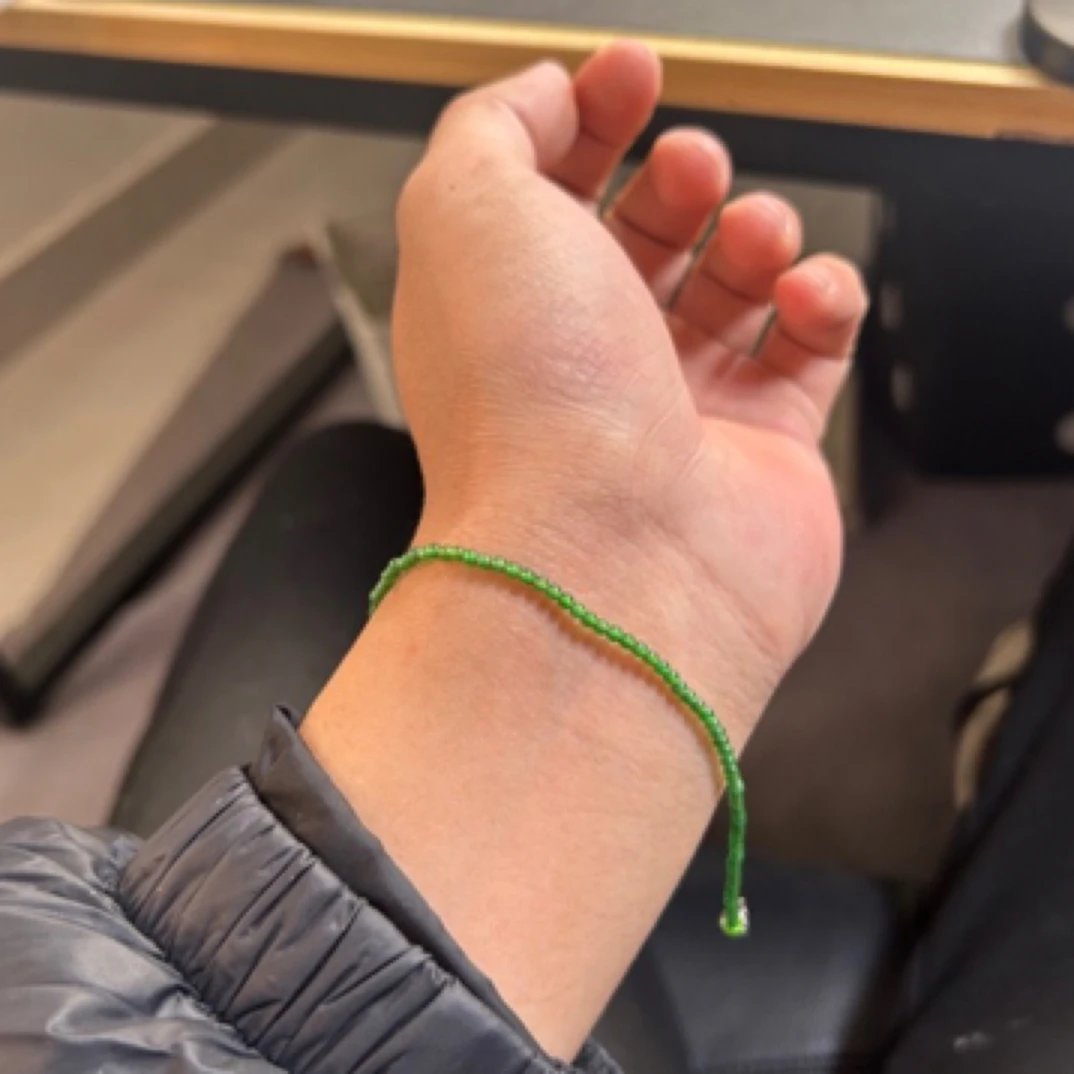 轻奢翡翠珠珠手链