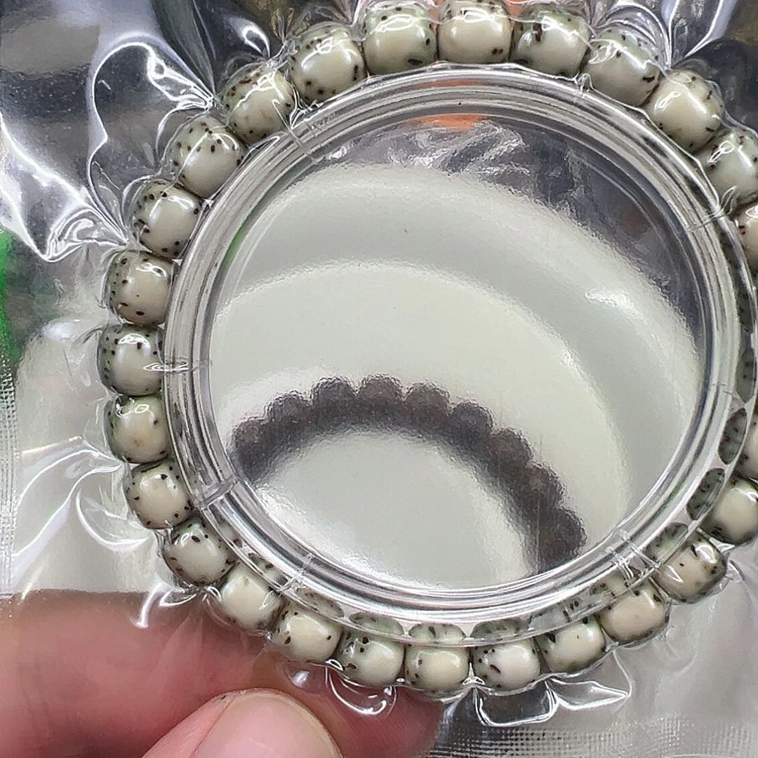 星月菩提手串104半臂大留白星月菩提单圈8×7
