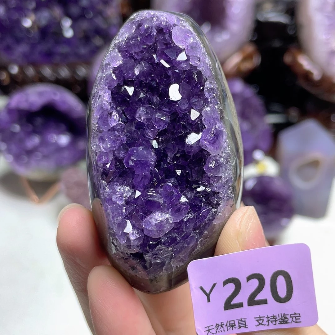 紫晶珠宝半成品未镶嵌