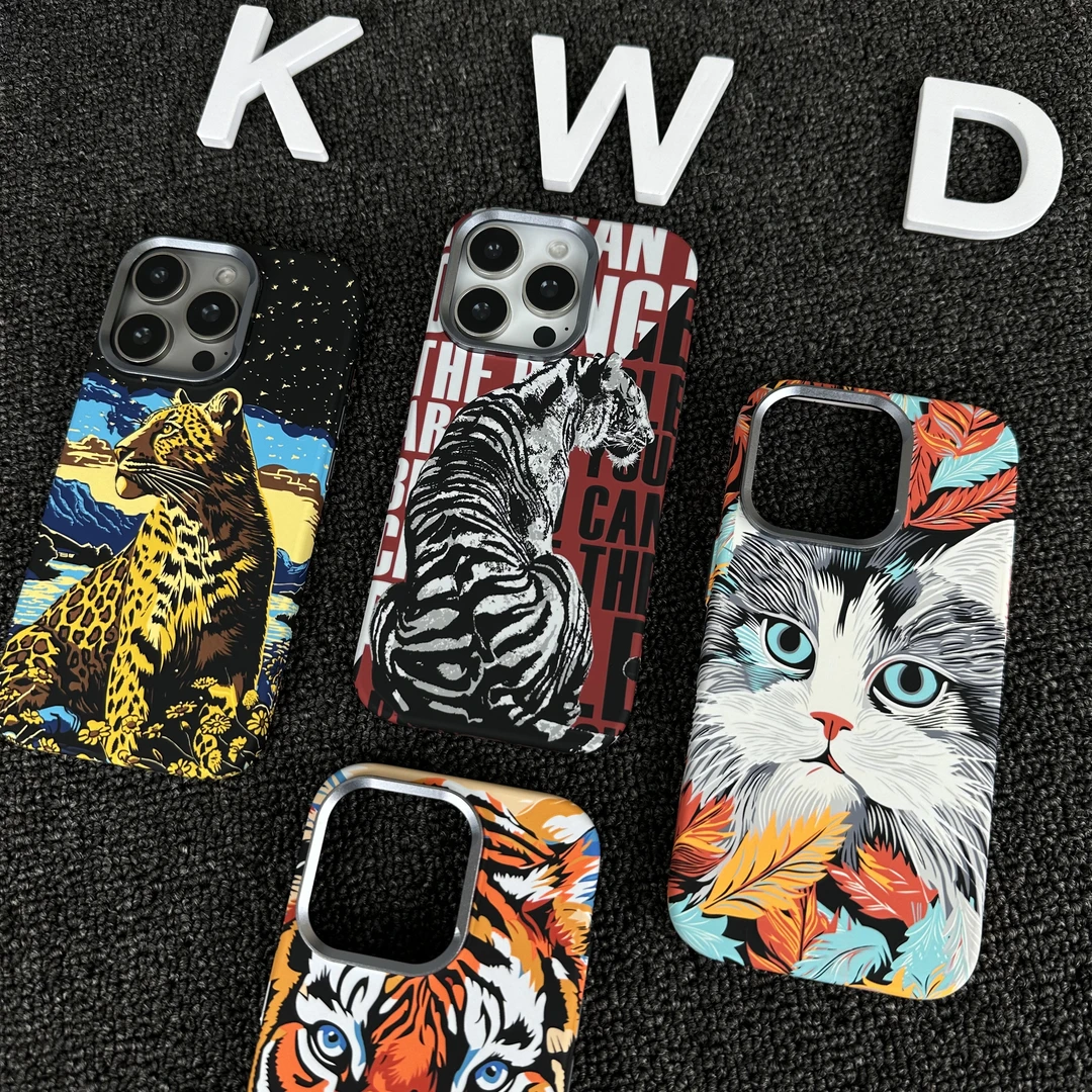 磁吸【波普动物艺术】适用苹果iPhone16promax/13pm手机壳超薄防摔