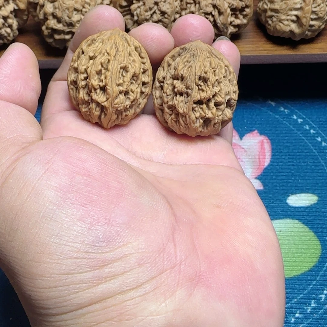 吊坠文玩核桃全品34虎头手捻