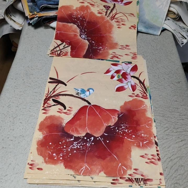 蒲***育国画国画花鸟花鸟国画