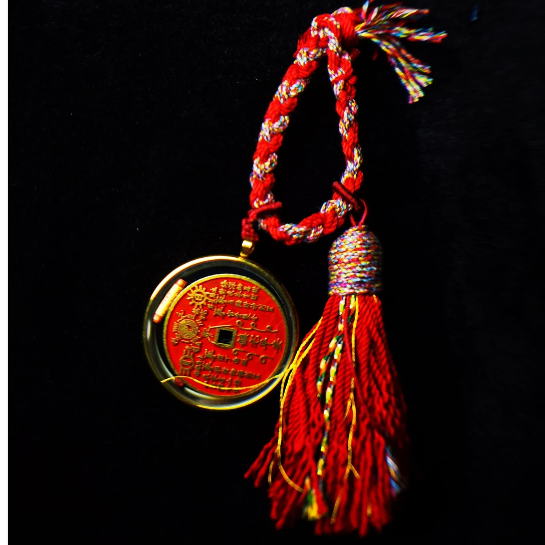 手工编织包挂件（火）