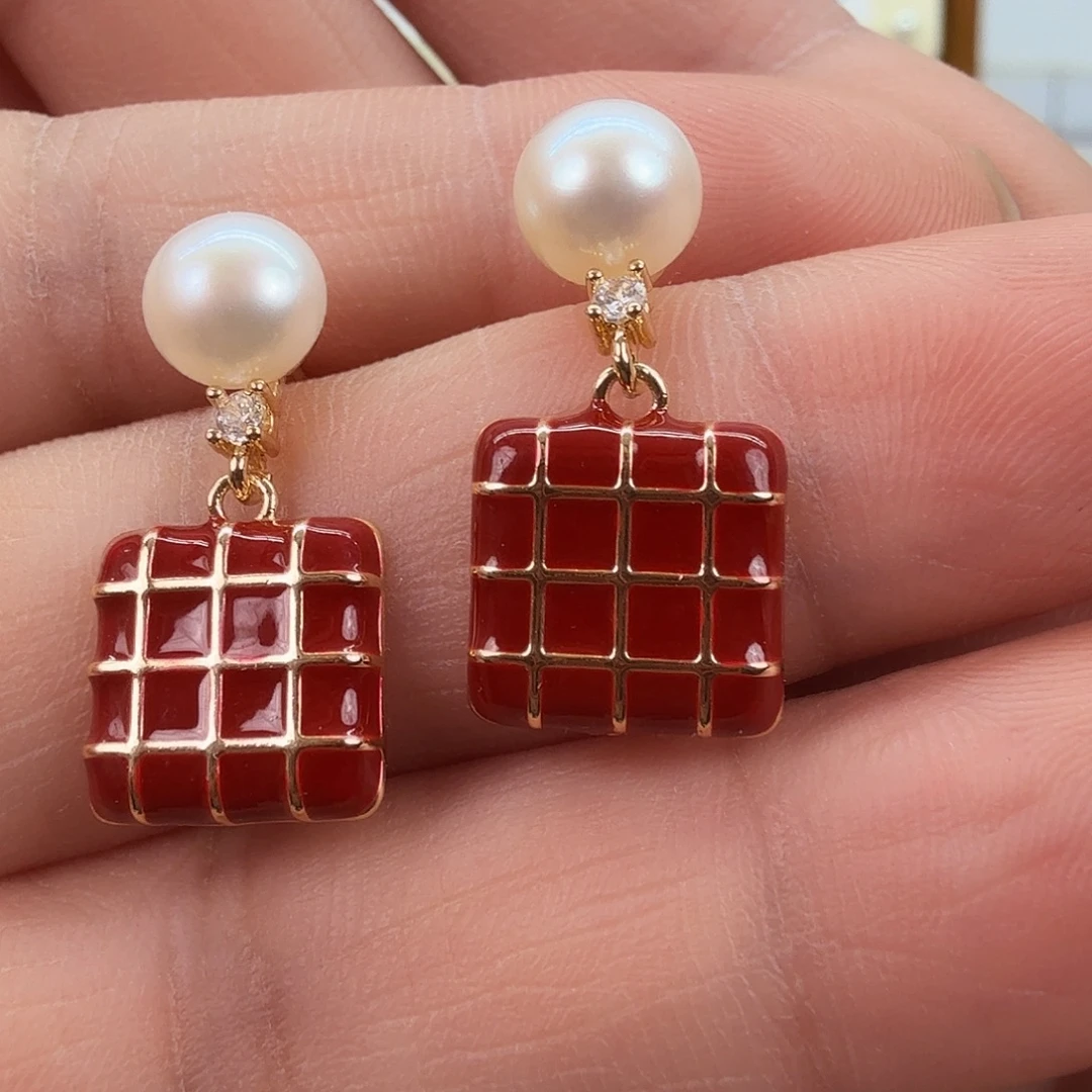 未镶嵌耳饰淡水珍珠