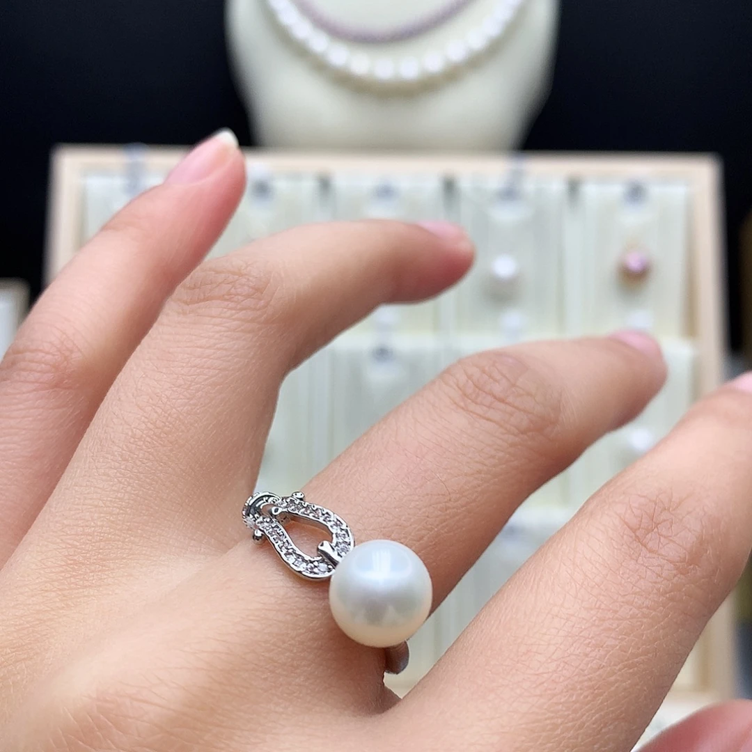 颈饰合金淡水珍珠