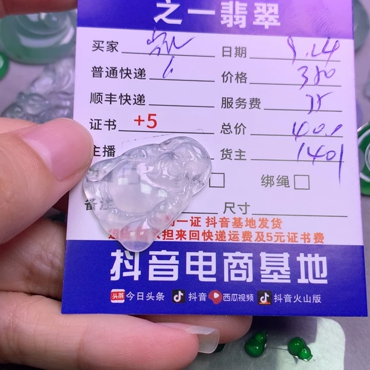 颈饰未镶嵌翡翠凯**饰