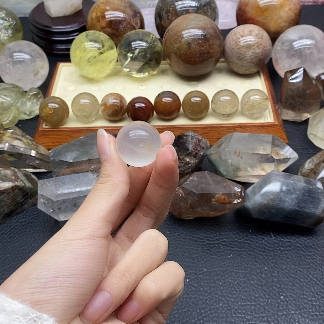 未镶嵌水晶珠宝半成品460水晶石