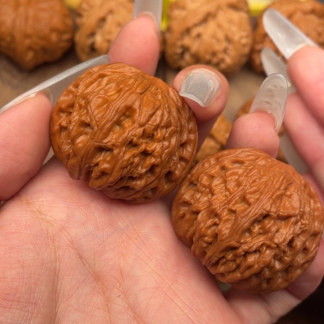 杰***哥文玩核桃吊坠全品山地正磨39➕