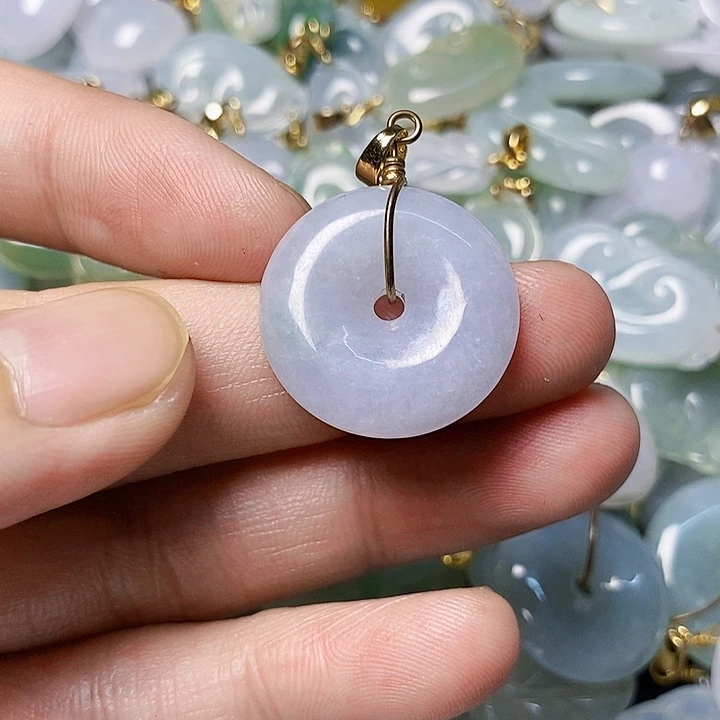 翡翠未镶嵌颈饰天然A货翡翠