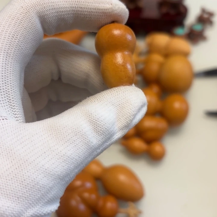 ****童天然手捻老皮葫芦