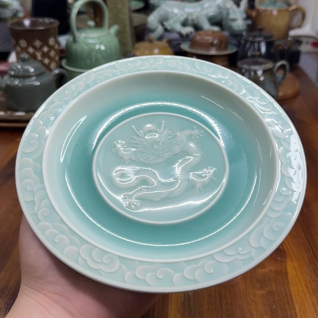 小仲龙泉青瓷微瑕3749