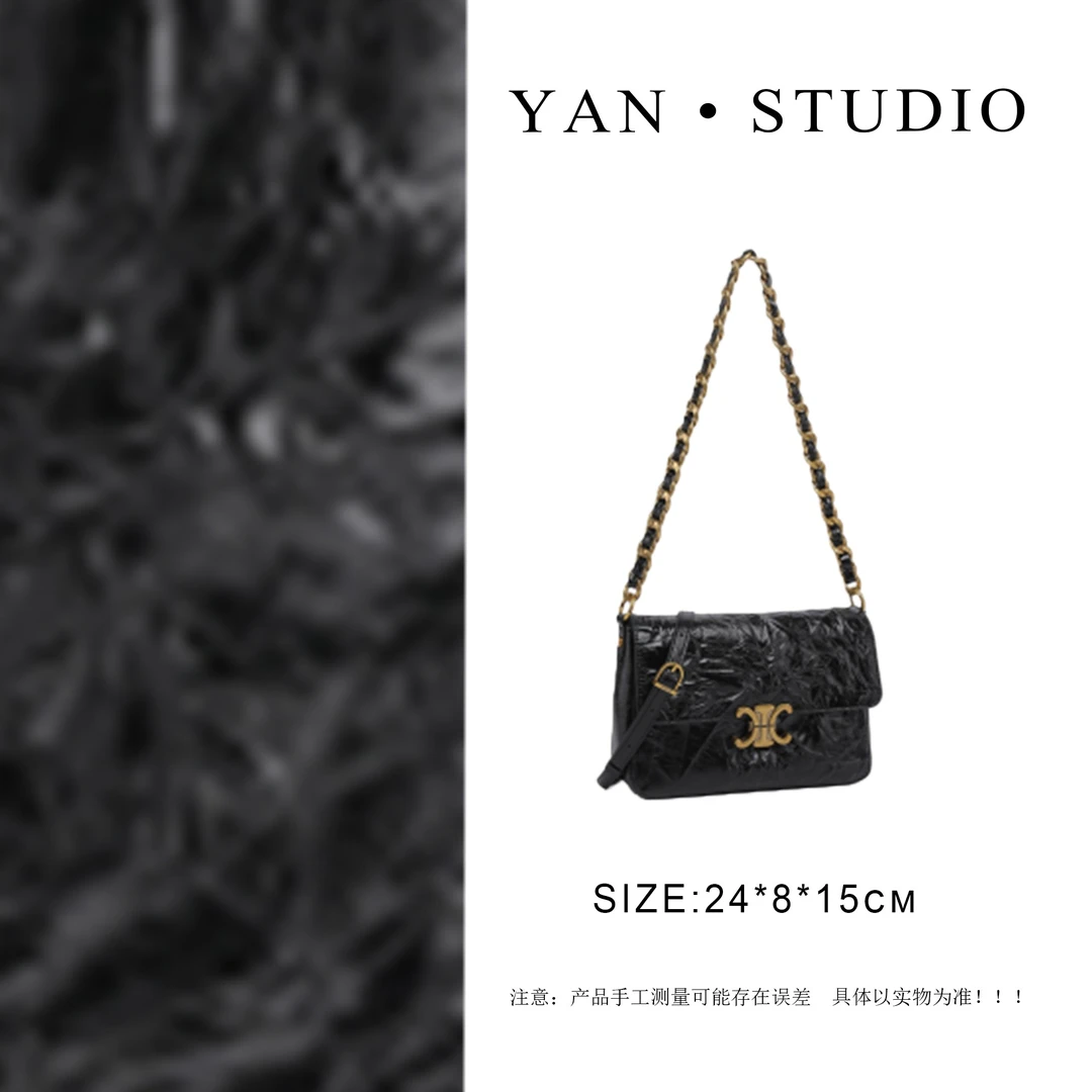 【艳姐甄选】QYX-9959-1-黑色-轻奢时尚百搭新款女包