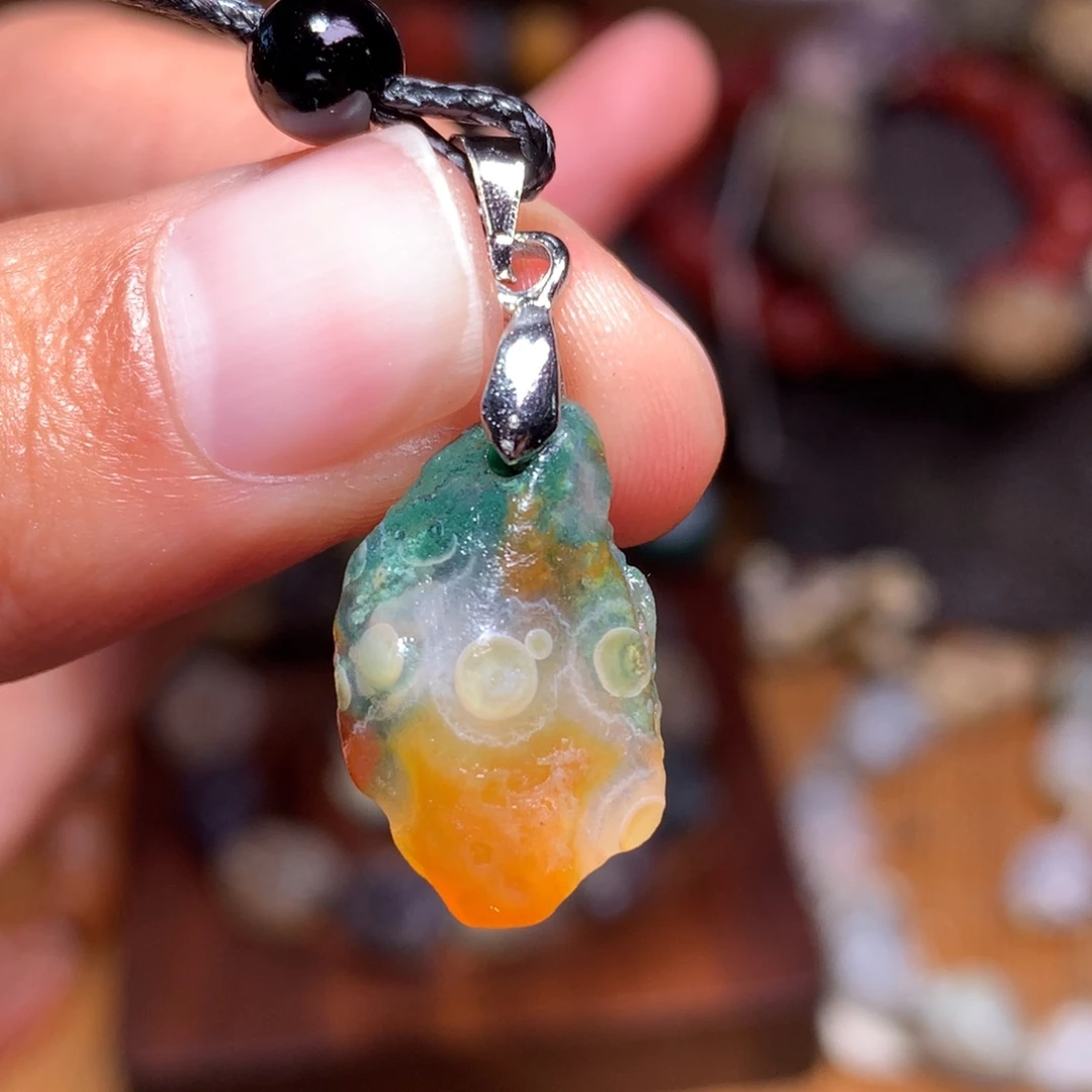 未镶嵌玛瑙/玉髓珠宝半成品