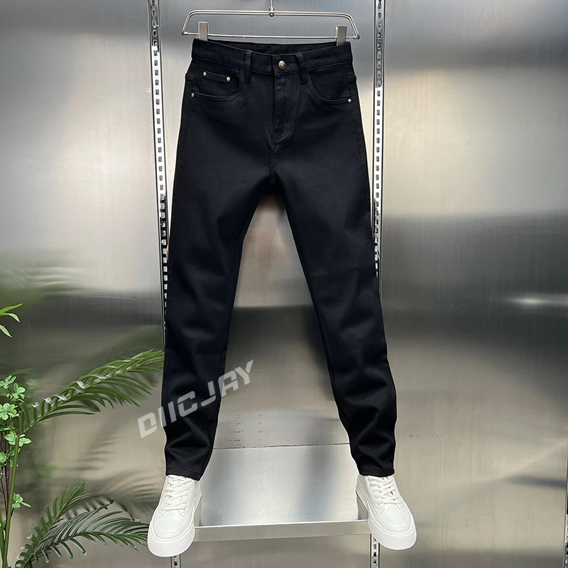 【现货】男装秋冬新款立体剪裁修身显瘦柔软舒适耐磨百搭牛仔裤男