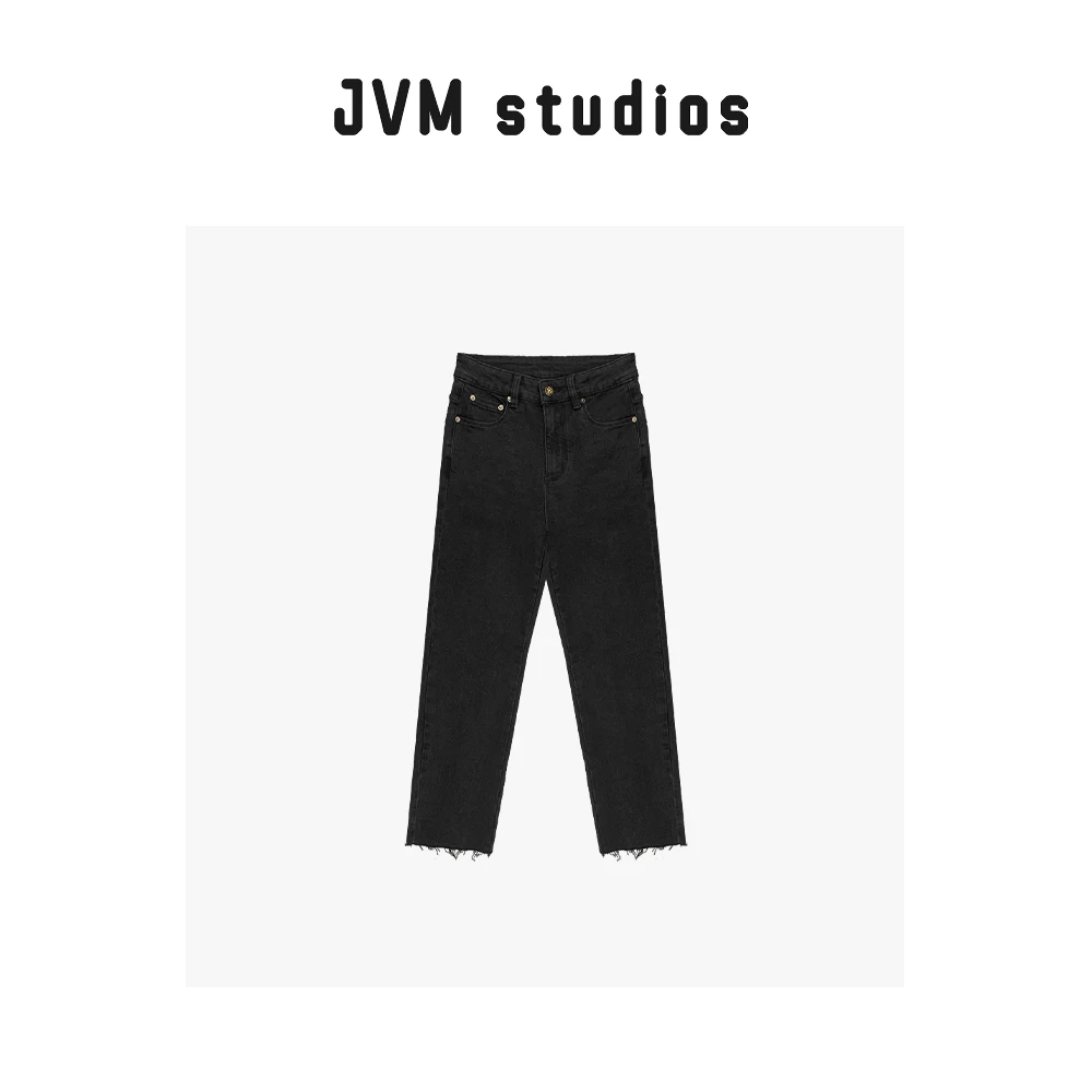 【佳姐专属】新款JVM定制5800时尚百搭休闲小金扣牛仔裤3/30