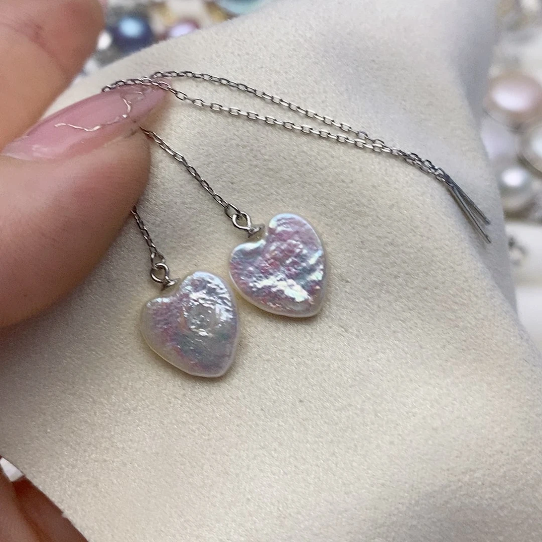 【闪购商品】淡水珍珠耳饰银S925镶嵌23