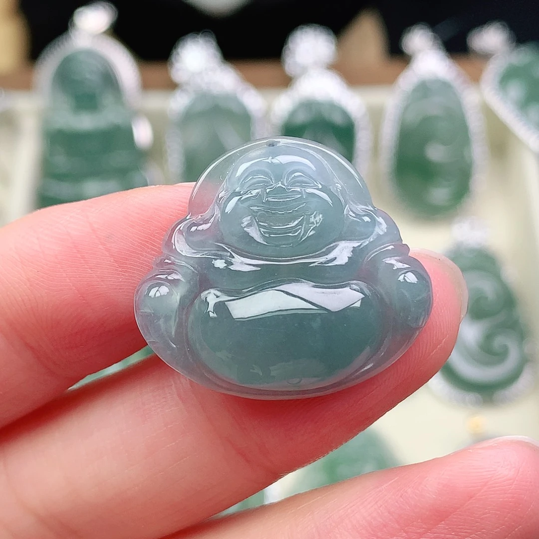 翡翠未镶嵌颈饰吊坠