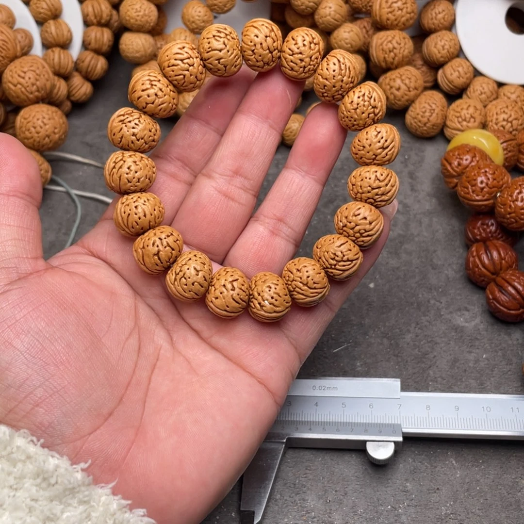 手串桃核树王纽扣闪11