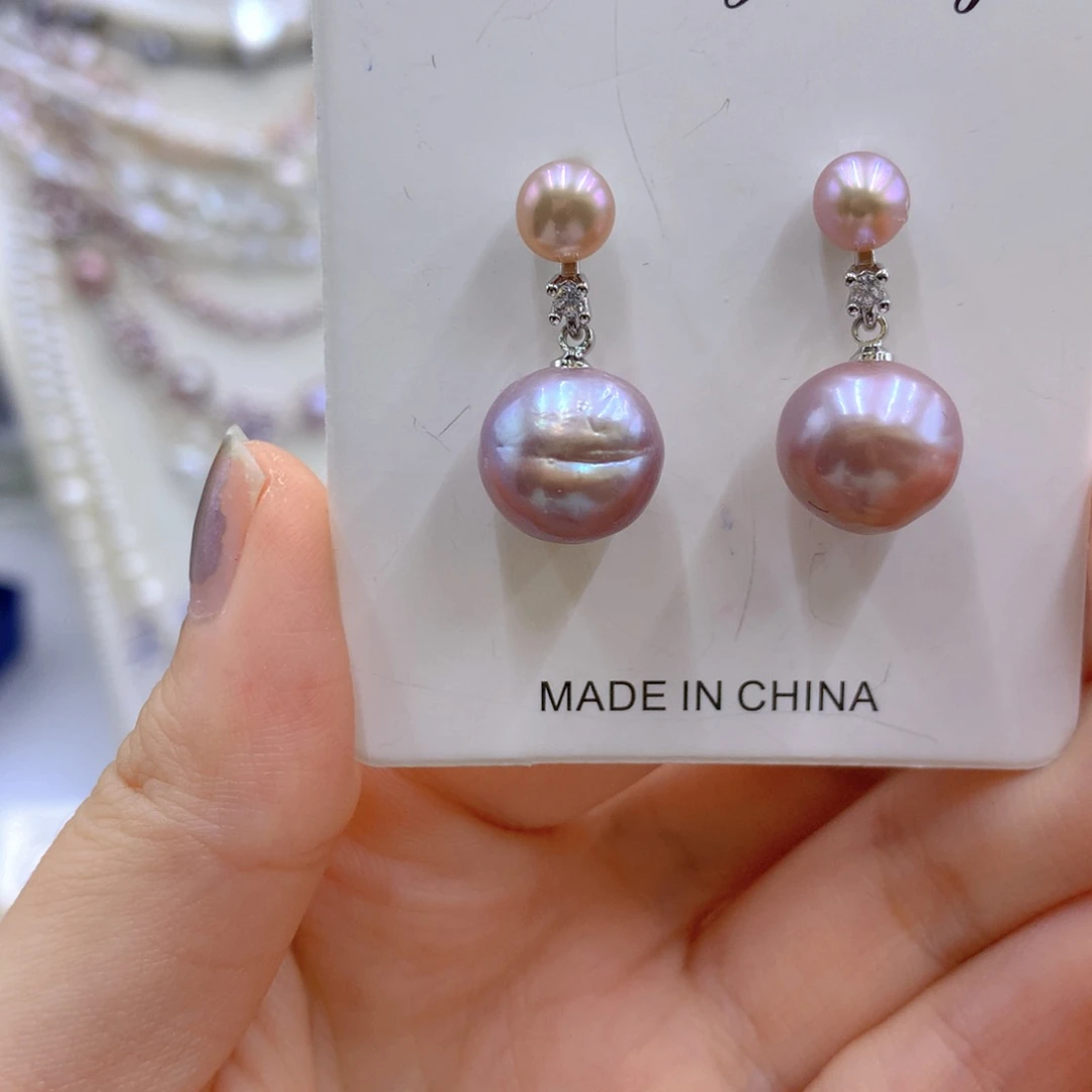 淡水珍珠颈饰银S925镶嵌