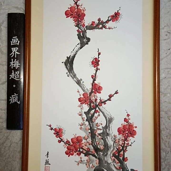 绘画鹏**子精品梅花私人订制