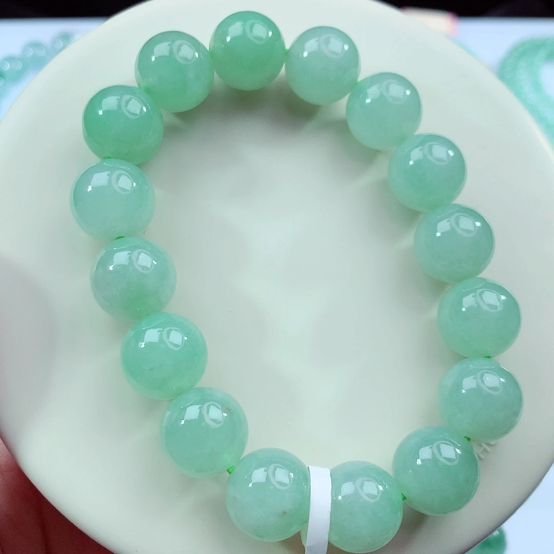 翡翠未镶嵌手链卡13.3