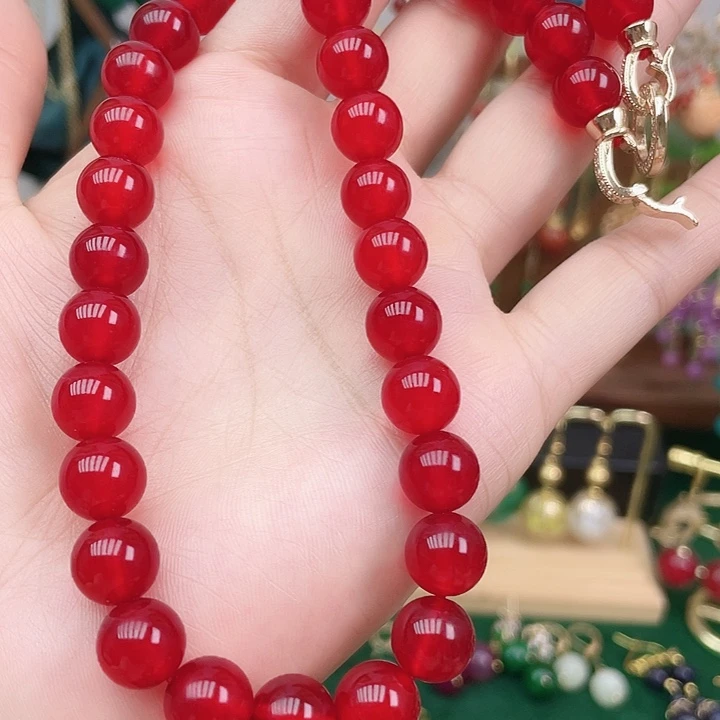 玛瑙/玉髓合金颈饰