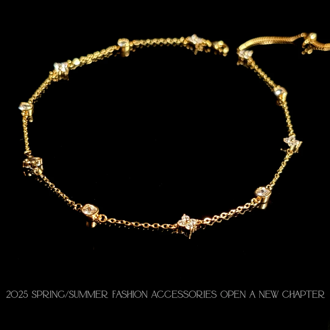 铜合金项链  镀k金 2025款C7134【花园四叶】铂堡俪 BOBAOLI 项链