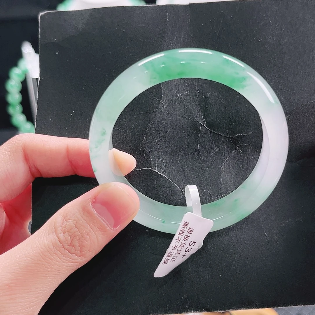 石英质玉未镶嵌手镯53正圈