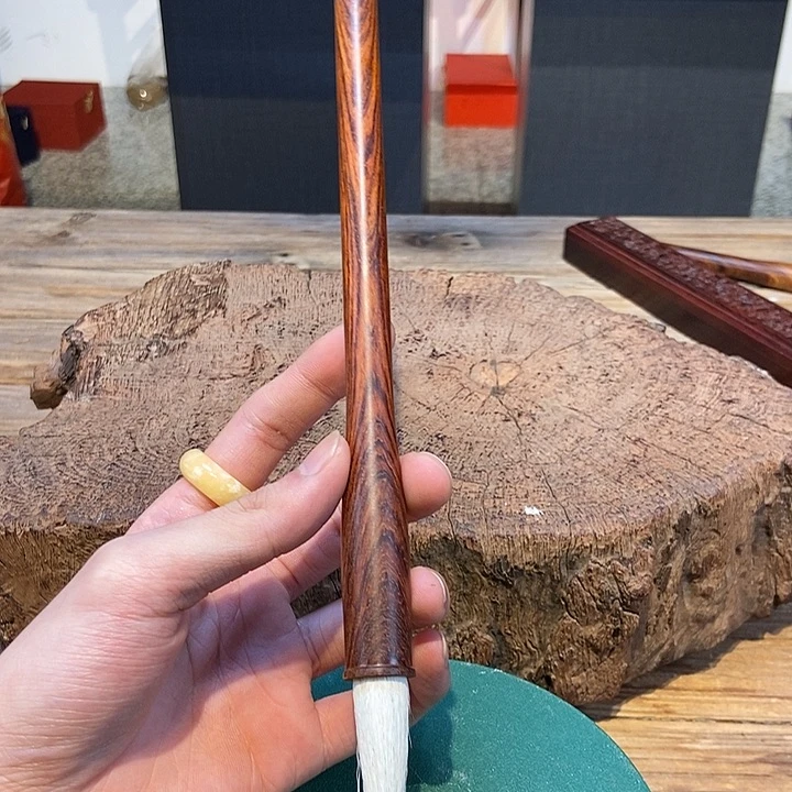 浪***头紫檀木类端景台手串