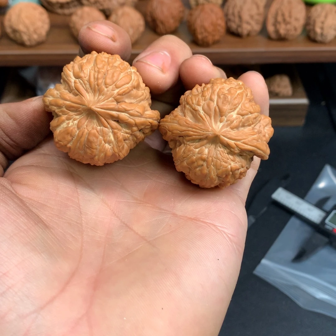 把件文玩核桃40闷墩