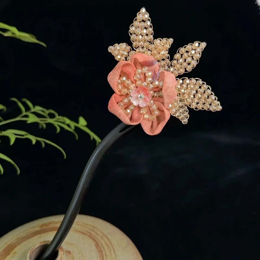 「花间酒」系列发饰辑珠发簪779